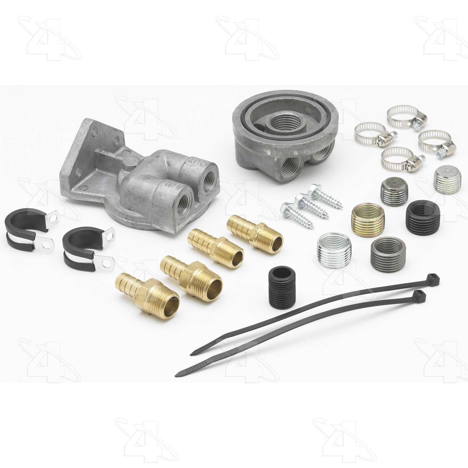 Hayden Engine Oil Filter Remote Mount Kit  top view frsport 291