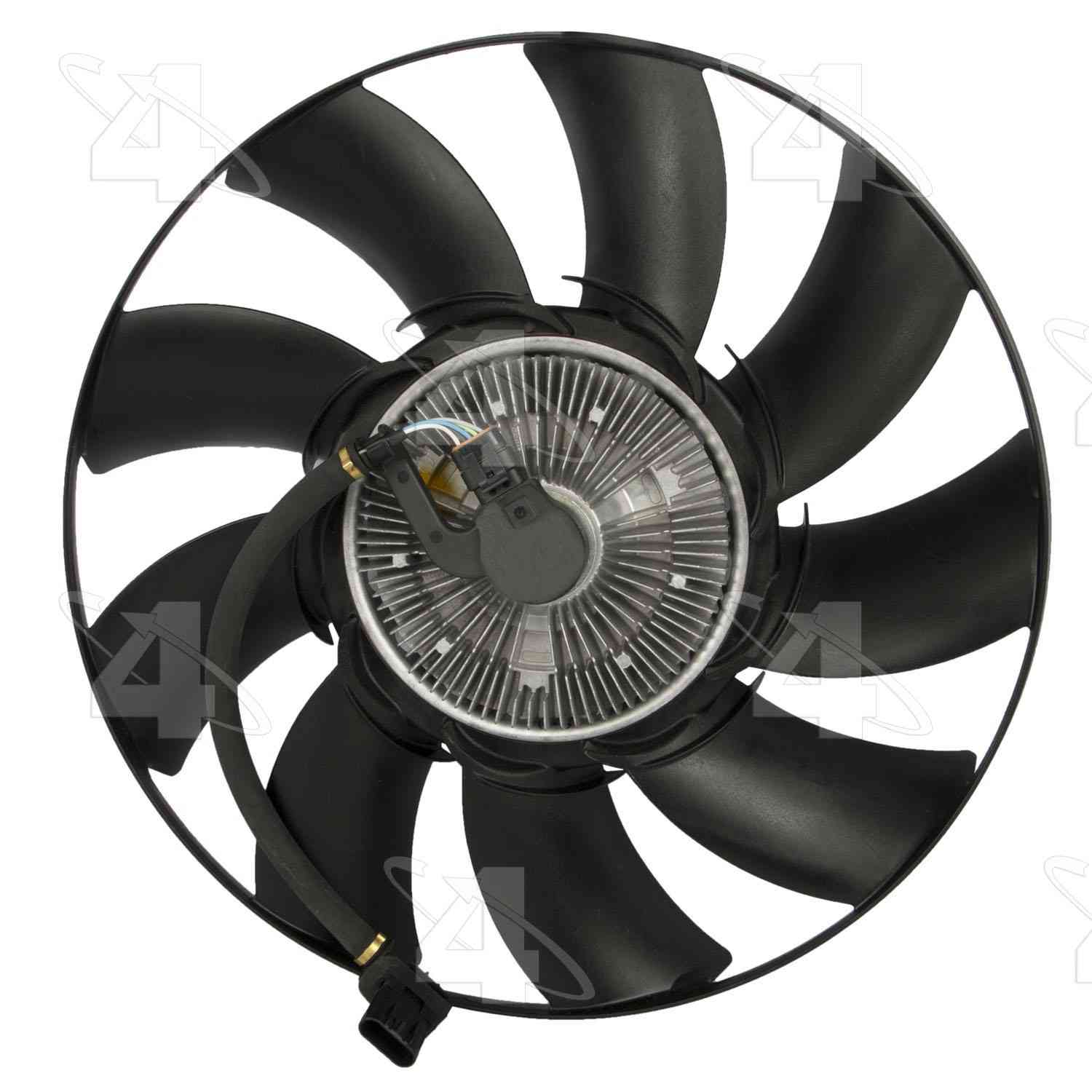 Hayden Standard Rotation Severe Duty Electronic Fan Clutch w/ Fan Blade  top view frsport 3300