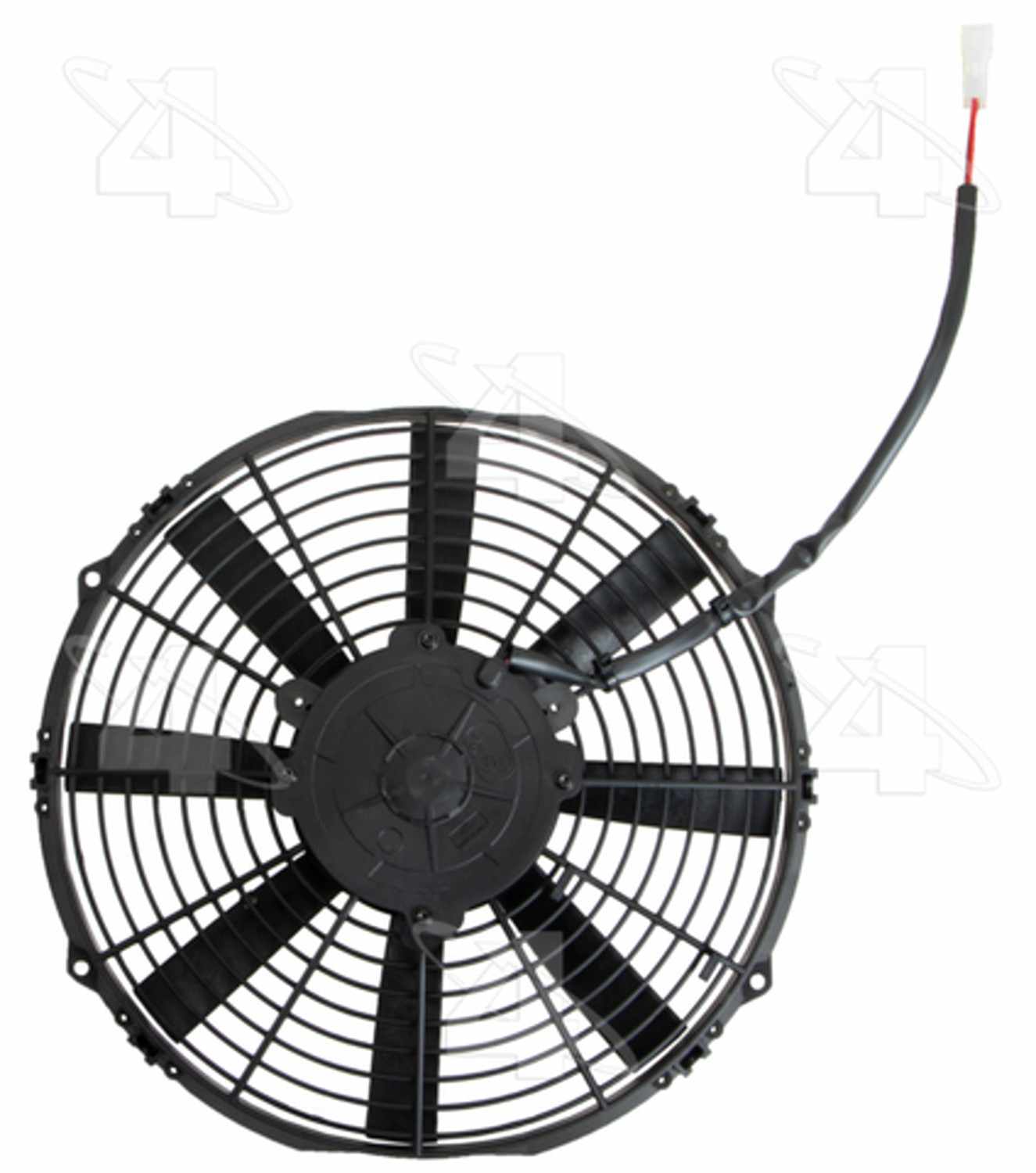 Hayden Super Duty Electric Fan 12" MP Pusher  top view frsport 3911