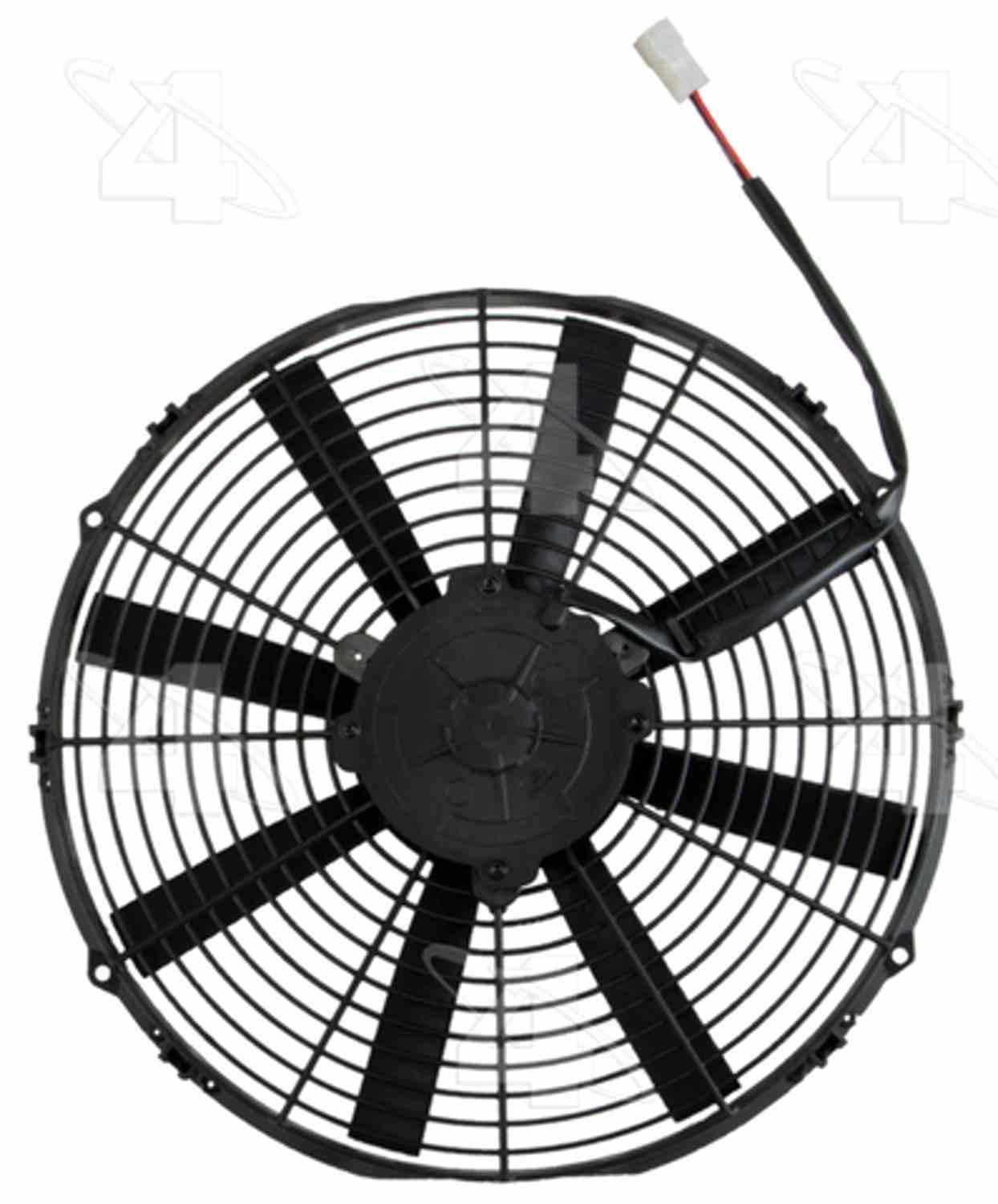 Hayden Super Duty Electric Fan 14" MP Pusher  top view frsport 3921