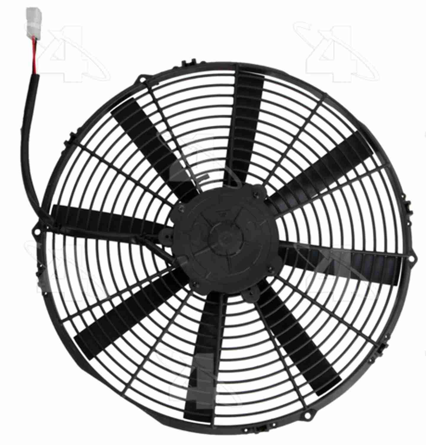 Hayden Super Duty Electric Fan 16" MP Pusher  top view frsport 3931