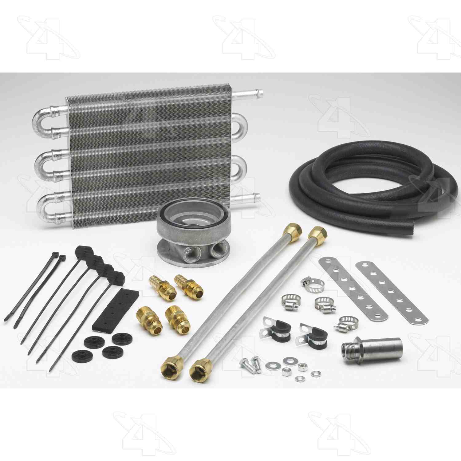 Hayden Ultra-Cool Engine Oil Cooler Kit  top view frsport 462