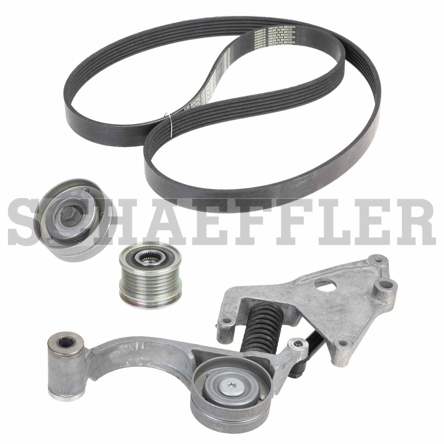 INA US Accessory Drive Belt Tensioner Kit  top view frsport FB30331K