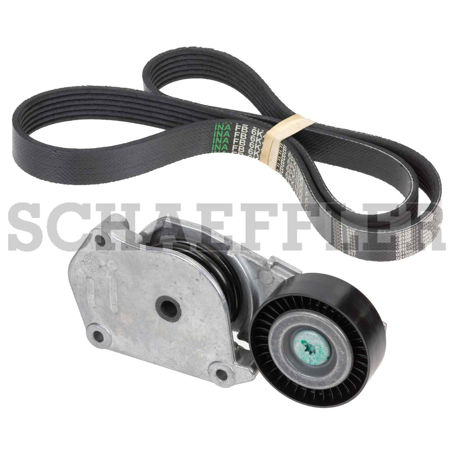 INA US Accessory Drive Belt Tensioner Kit  top view frsport FB32081K