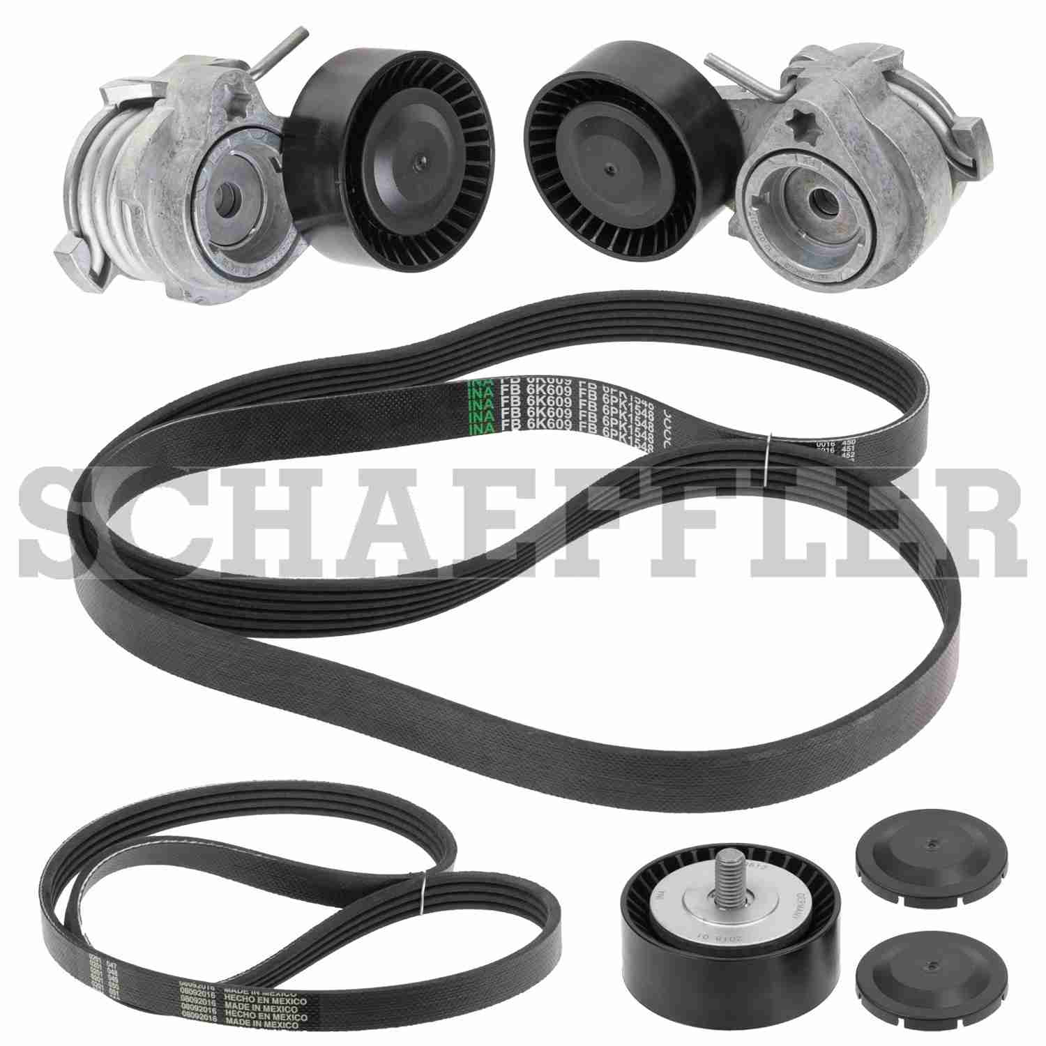 INA US Accessory Drive Belt Tensioner Kit  top view frsport FB3224K