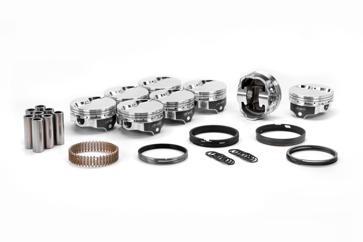 ICON Pistons SBF FT Forged Piston Set 4.030 Bore -4.8cc ICNIC720.030