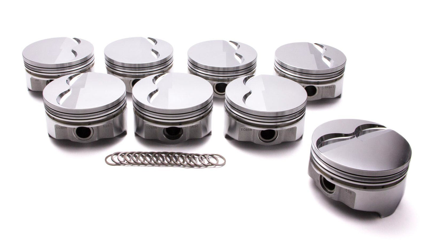 ICON Pistons Pontiac 455 Forged F/T Piston Set 4.180 -5.5cc ICNIC888.030