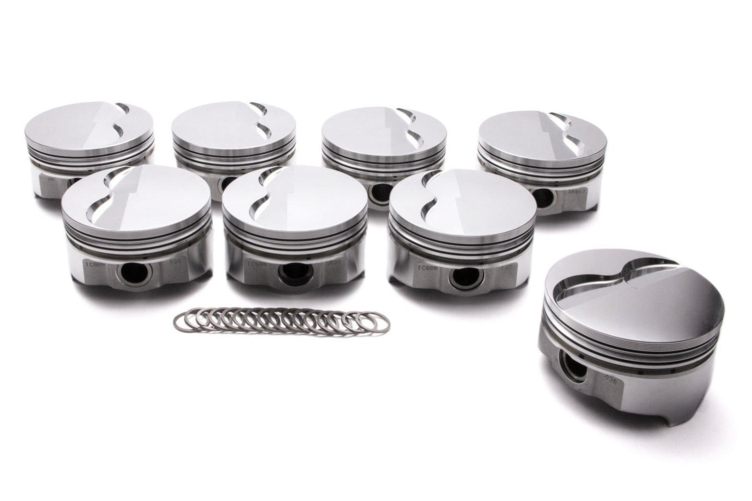 ICON Pistons Pontiac V8 FT Piston Set 4.155 Bore -.430cc ICNIC941.030