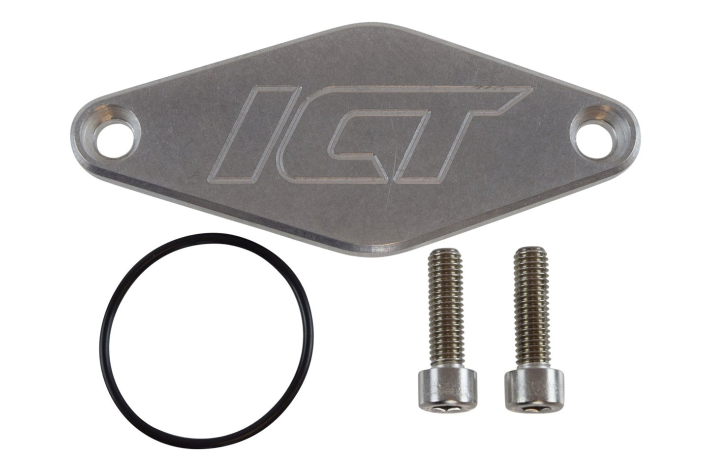 ICT Billet Fuel Pump Block Off Plat e Direct Injection Delet ICT551152