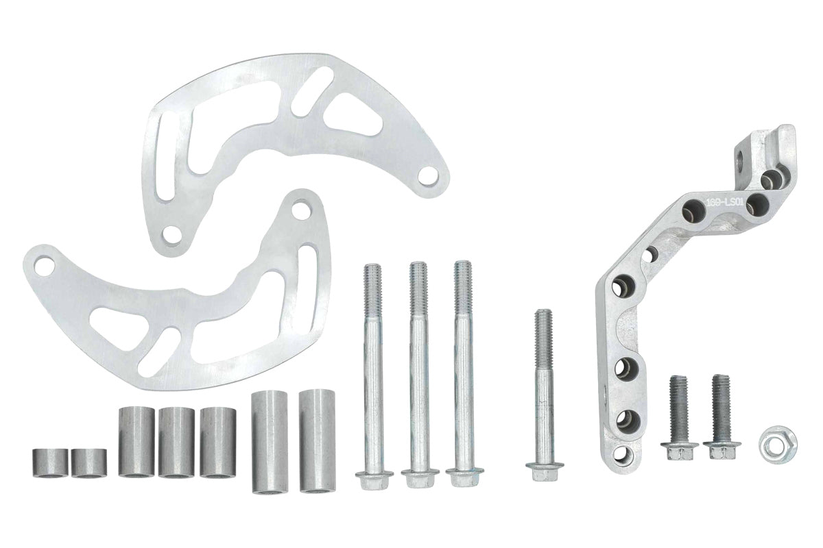 ICT Billet Alternator Bracket Low Mount ICT551177LS0-2