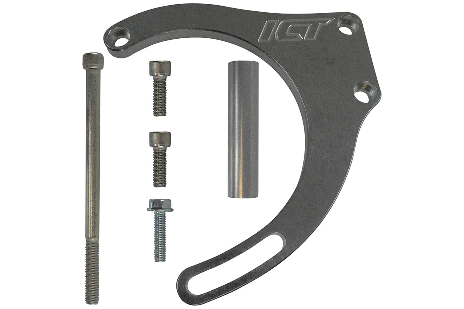 ICT Billet BBC Billet Low Mount Alt ernator Bracket Kit ICT551496