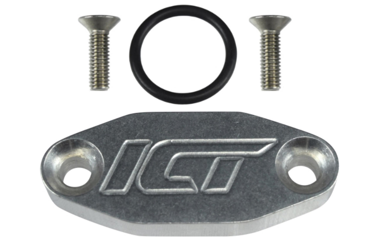 ICT Billet Oil Port Adapter Cooler Delete Block Off Plate ICT551621