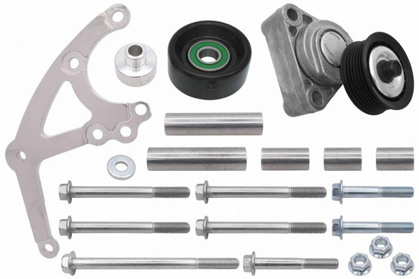 ICT Billet Low Mount Alternator Bracket ICT551667EWP-2
