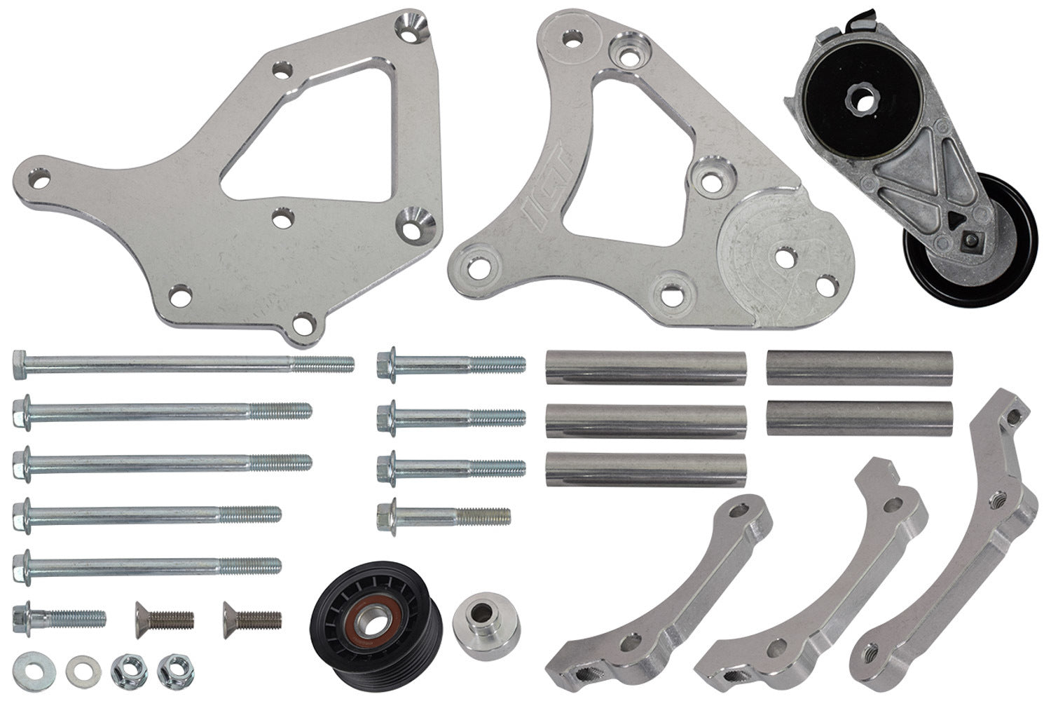 ICT Billet LS Truck A/C Compressor Relocation Bracket Kit ICT551940-3