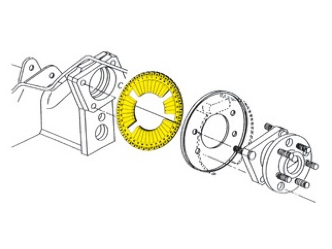 SPC Performance Ez Shim Dual Angle Camber/toe Shim (Yellow)