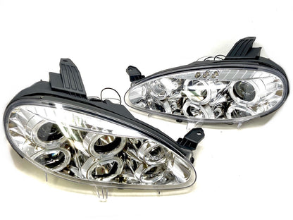 Head Lights Projector Lamps for Mazda Miata NB 98-05 MX-5 Clear Lamp Pair