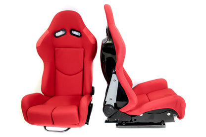 PLM F1SPEC TYPE R1 RECLINE SEAT (PAIR) - Red *Discontinued