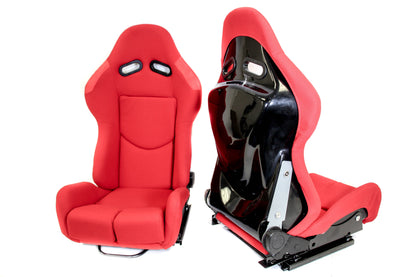 PLM F1SPEC TYPE R1 RECLINE SEAT (PAIR) - Red *Discontinued