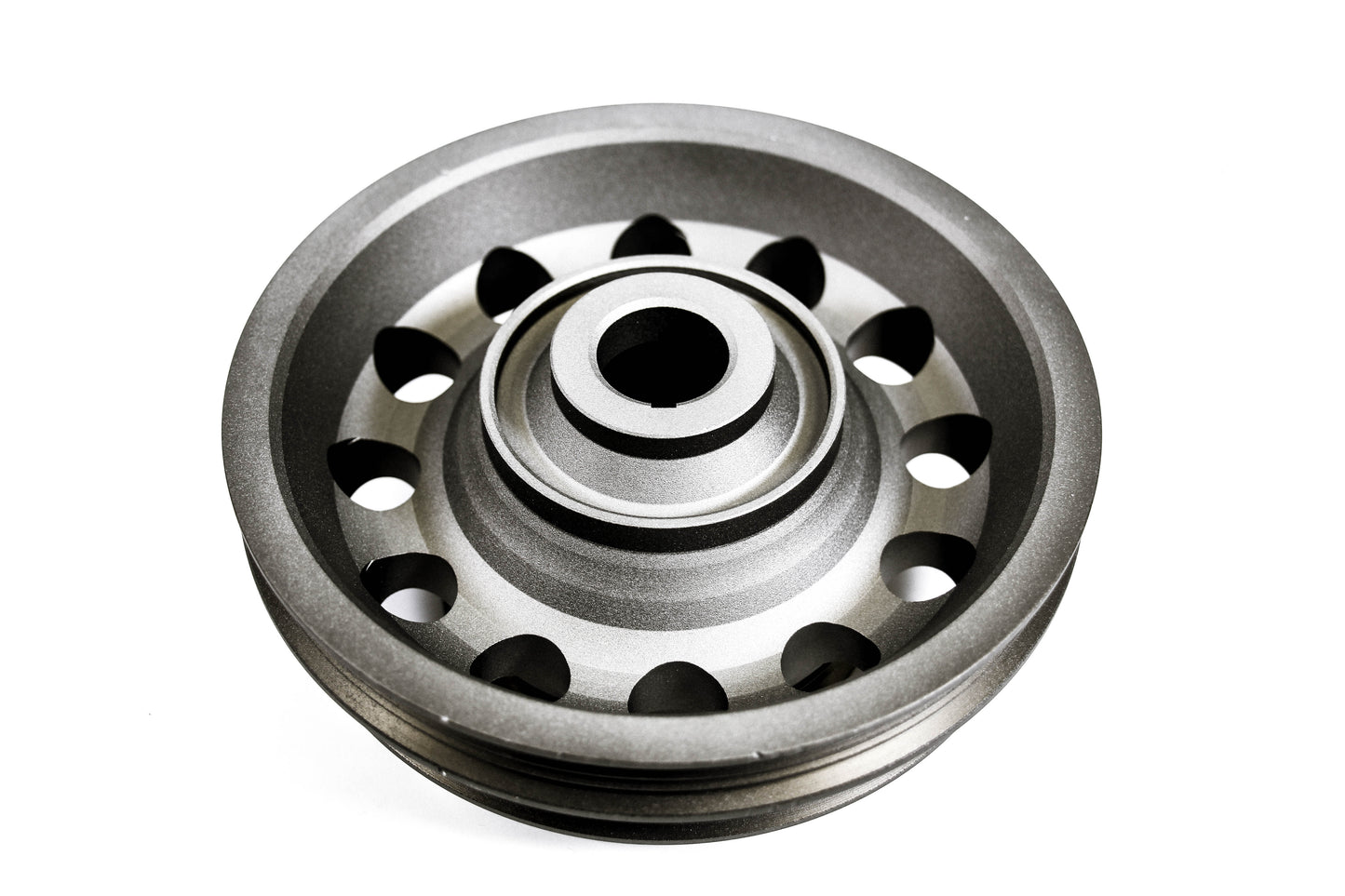 PrivateLabelMfg Precision Works Aluminum Crank Crankshaft Pulley 92-95 Civic & 93-95 Del Sol