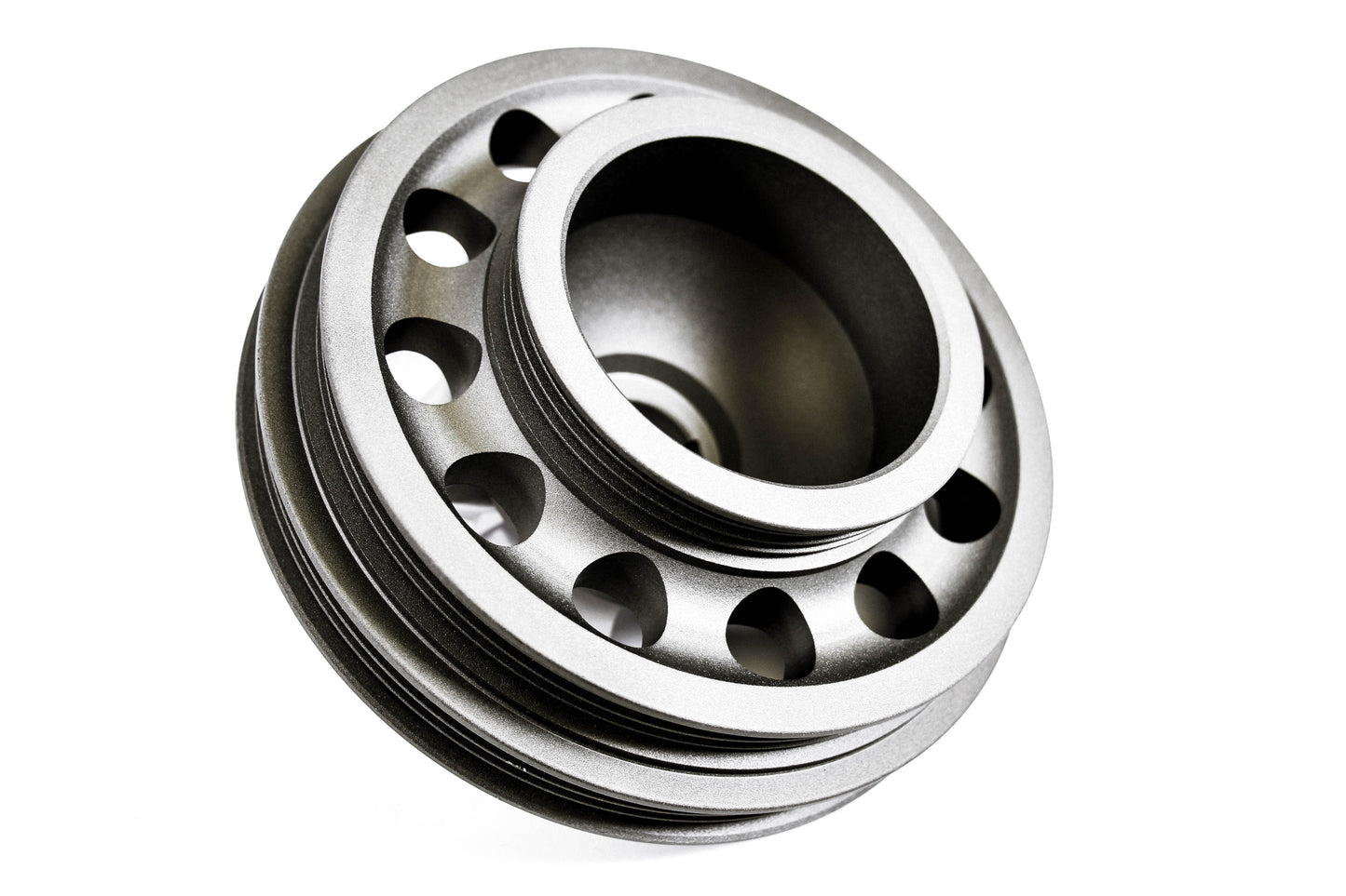 PrivateLabelMfg Precision Works Aluminum Crank Crankshaft Pulley 92-95 Civic & 93-95 Del Sol