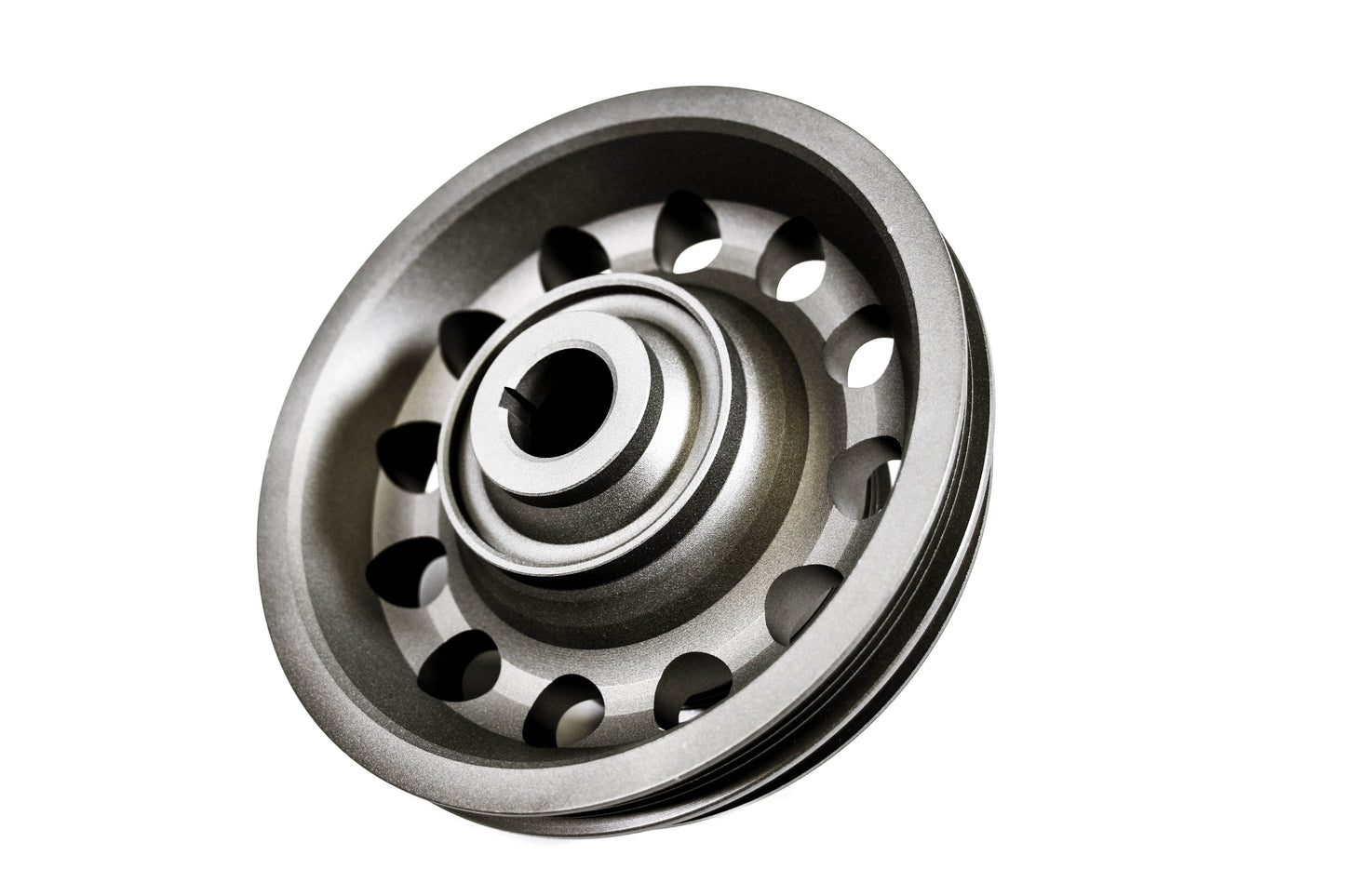PrivateLabelMfg Precision Works Aluminum Crank Crankshaft Pulley 92-95 Civic & 93-95 Del Sol