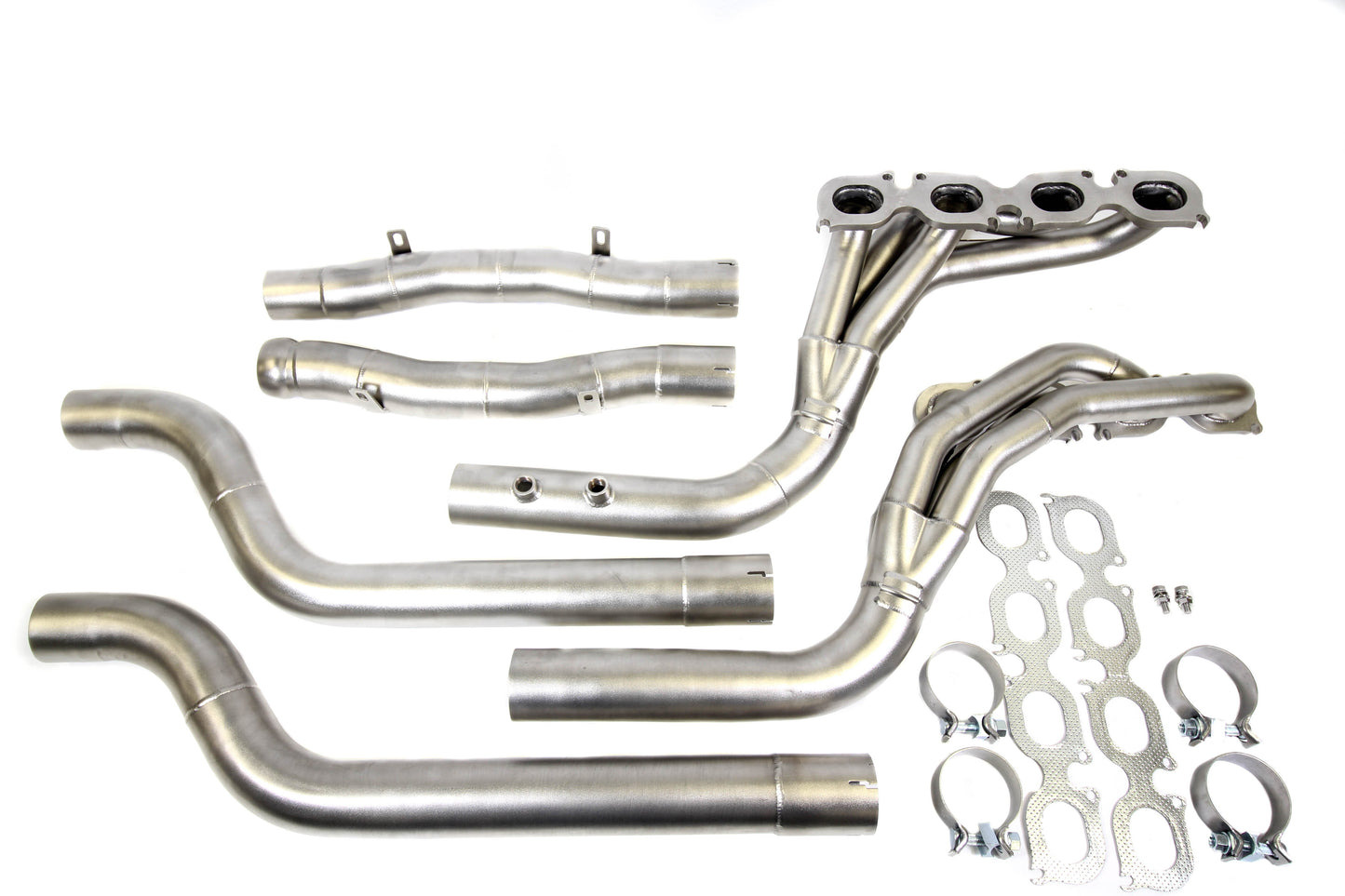 PrivateLabelMfg Mercedes Benz C63 AMG Long Tube Headers + Mid Pipes