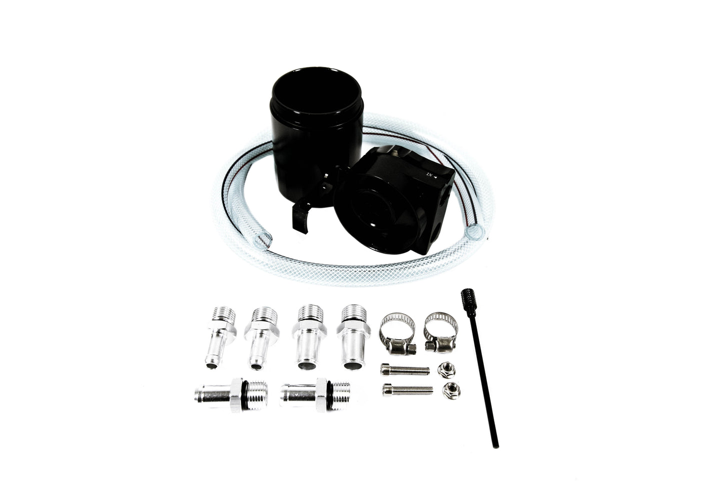 PrivateLabelMfg Baffled Oil Catch Can - Dipstick