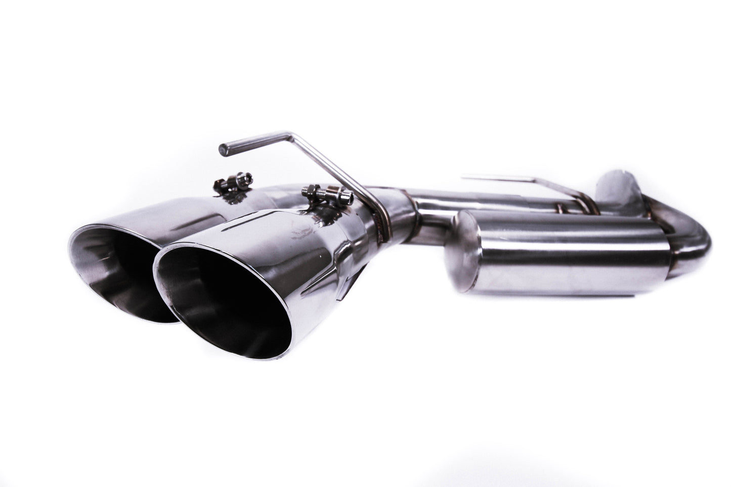 PrivateLabelMfg Axle Back Muffler Delete Chevy Camaro SS ZL1 V8 2016 - 2023 Stainless Steel