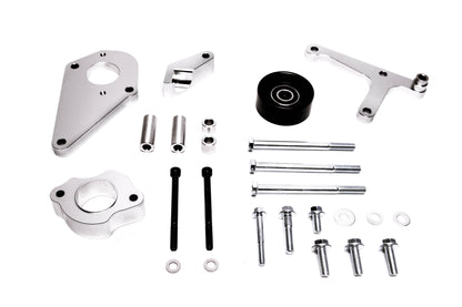PrivateLabelMfg Precision Works LS Power Steering & Alternator Bracket Low Mount LSX LS1 LS2 LS3