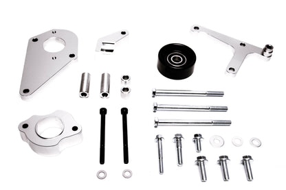 PrivateLabelMfg Precision Works LS Power Steering & Alternator Bracket Low Mount LSX LS1 LS2 LS3