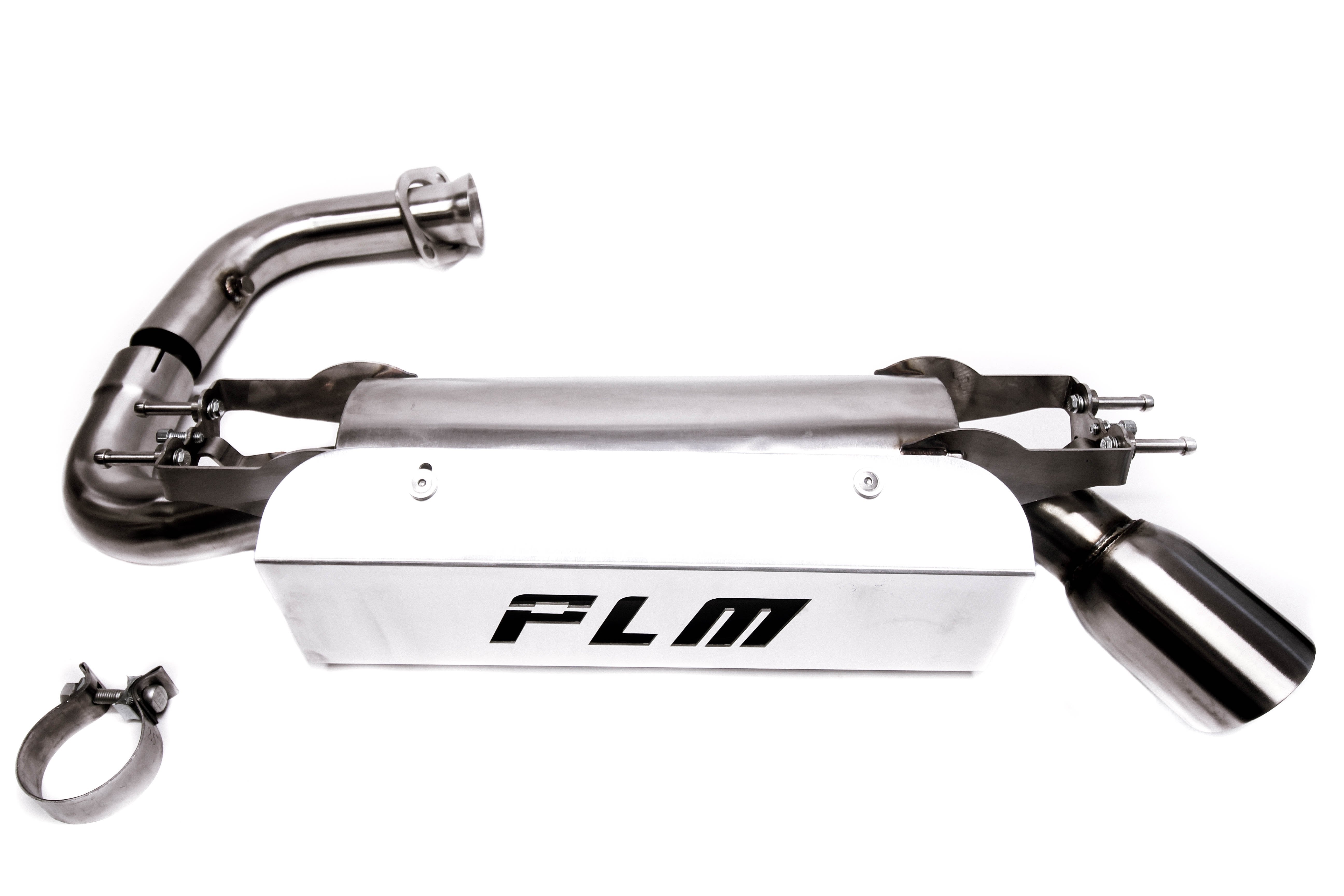 PLM Honda Talon Slip-On Exhaust With Heat Shield