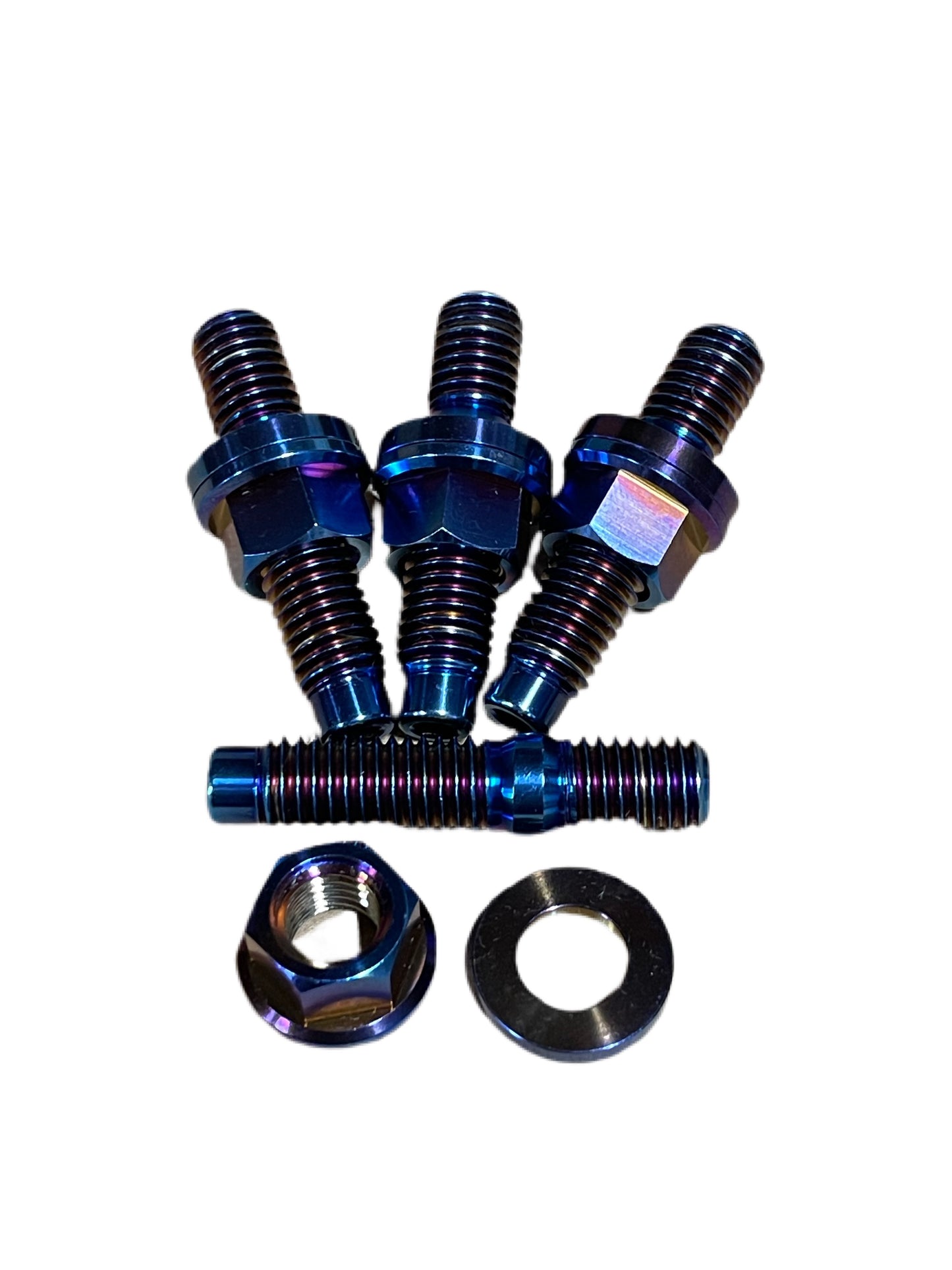 PrivateLabelMfg Titanium Turbo to Manifold Stud Kit M10 x 1.5mm