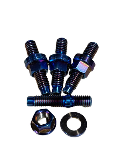 PrivateLabelMfg Titanium Turbo to Manifold Stud Kit M10 x 1.5mm