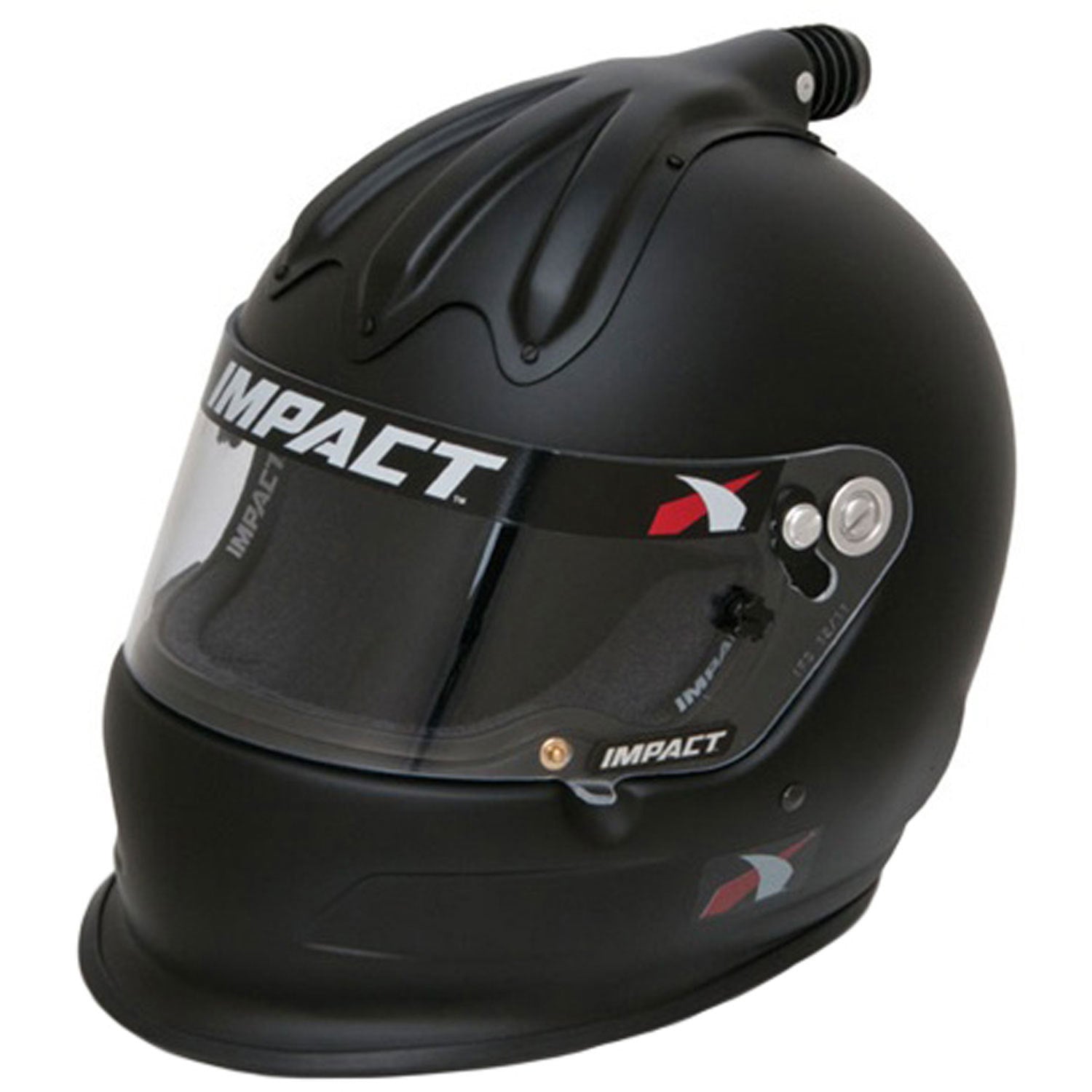 Impact Racing Helmet Super Charger Large Flat Black SA2020 IMP17020512