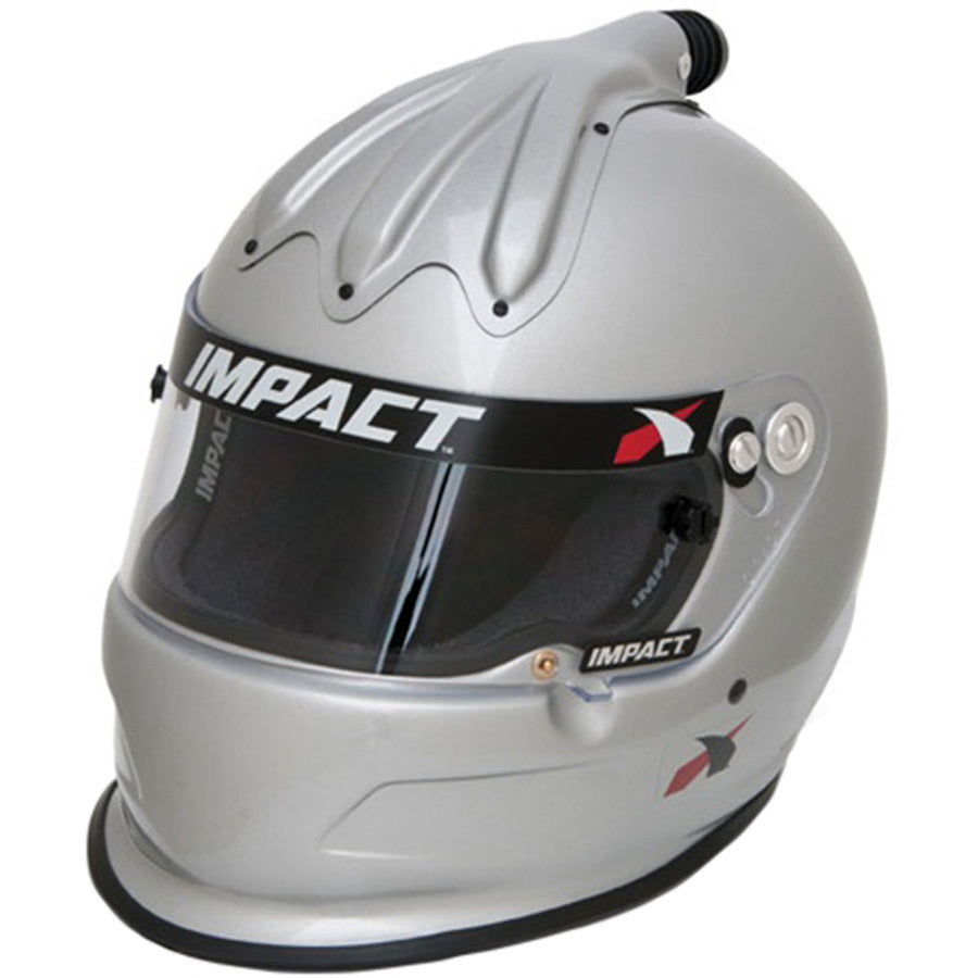 Impact Racing Helmet Super Charger X-Large Silver SA2020 IMP17020608
