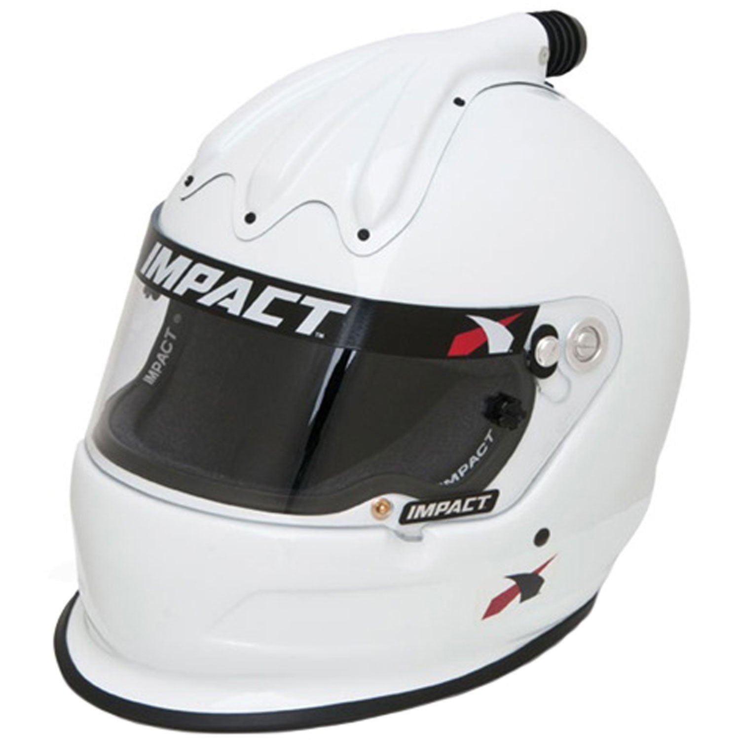 Impact Racing Helmet Super Charger X-Large White SA2020 IMP17020609