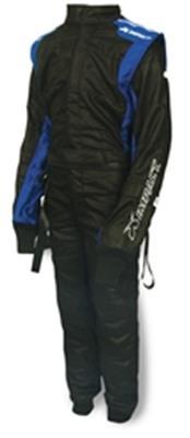 Impact Racing Suit D/L Mini Racer 1 pc Medium Blk / Blue IMP21410406