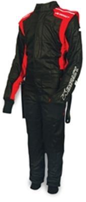 Impact Racing Suit D/L Mini Racer 1 pc Large Blk / Red IMP21410507