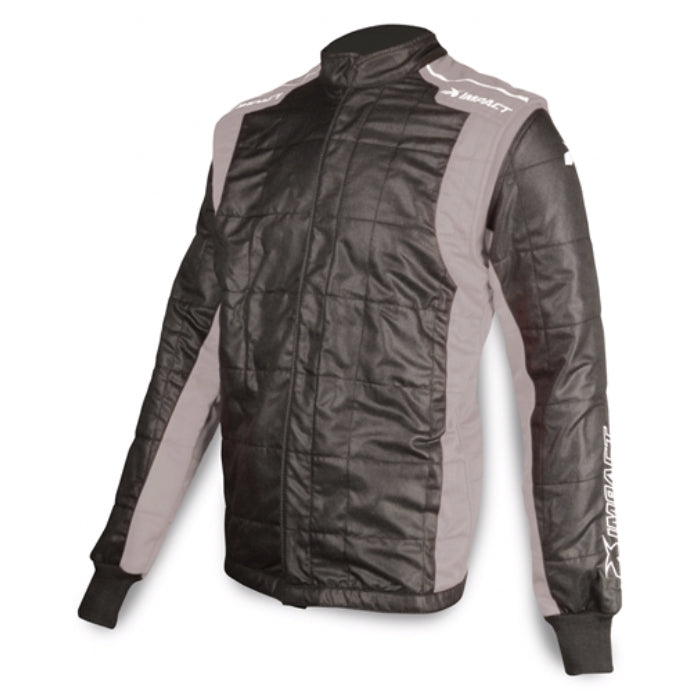 Impact Racing Jacket Racer Large Black/Gray IMP22519513