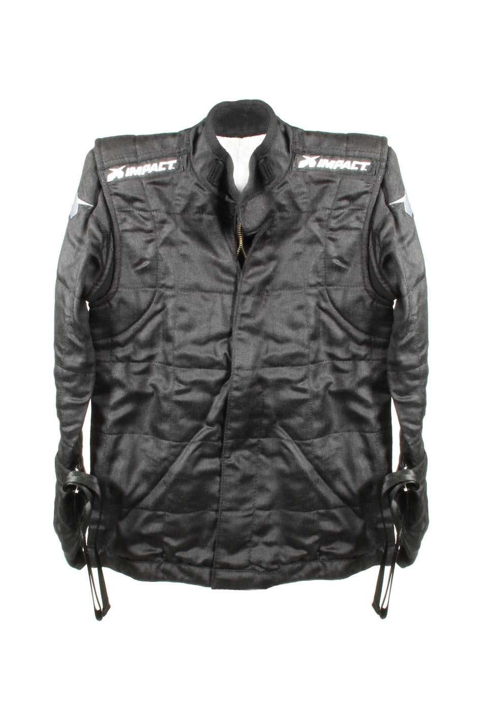 Impact Racing Suit Qtr Midget Jacket Medium Black IMP22700410