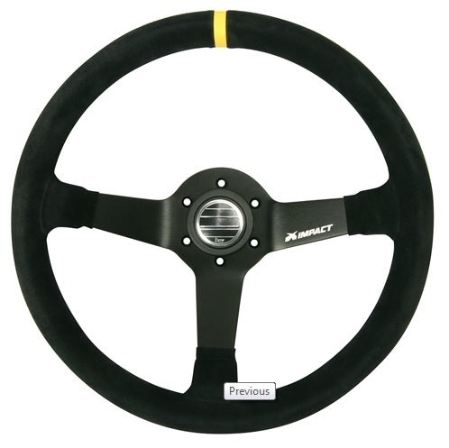 Impact Racing Steering Wheel Grip 13.75in Black Dish IMP62000000