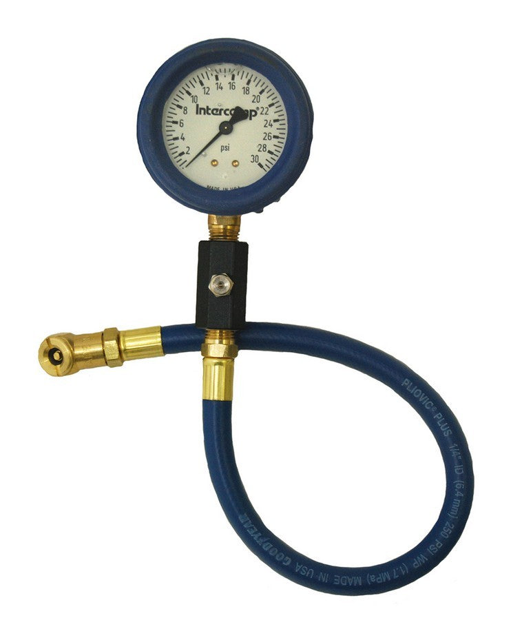 Intercomp Deluxe Air Gauge 2.5in 0-30 Liquid Filled INT360066