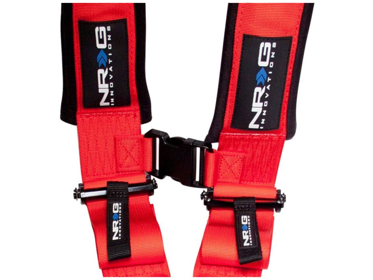 NRG Sfi 16.1 5PTt3in. Seat Belt Harness / Latch Link - Red