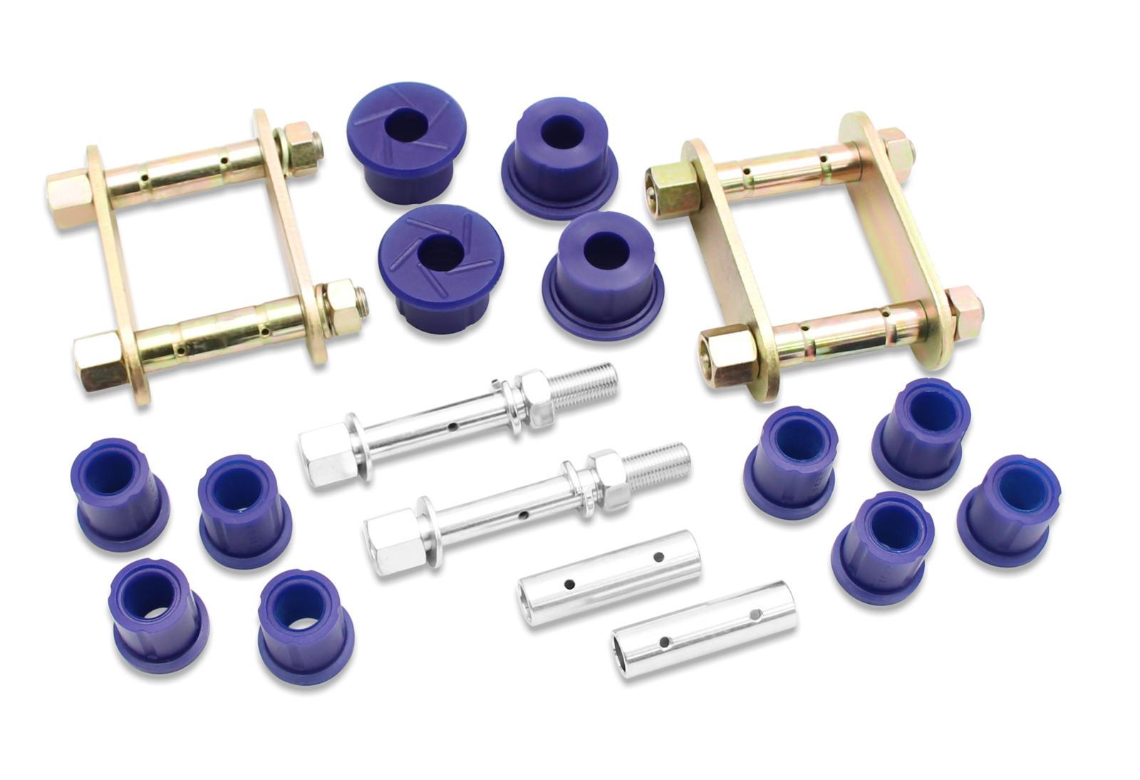 SuperPro Rear Greasable Shackle and Bushing Kit