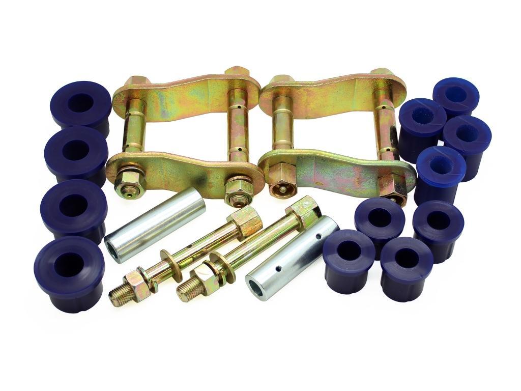 SuperPro Rear Greasable Shackle and Bushing Kit