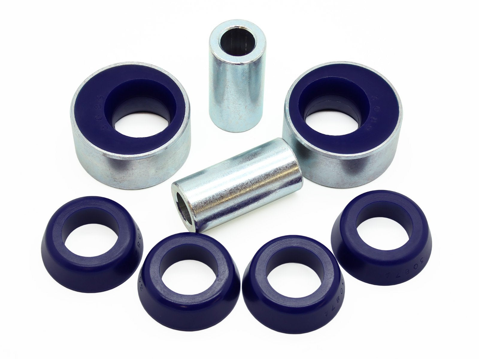 SuperPro Front Strut Bar To Chassis Mount Bushing Kit - Double Offset