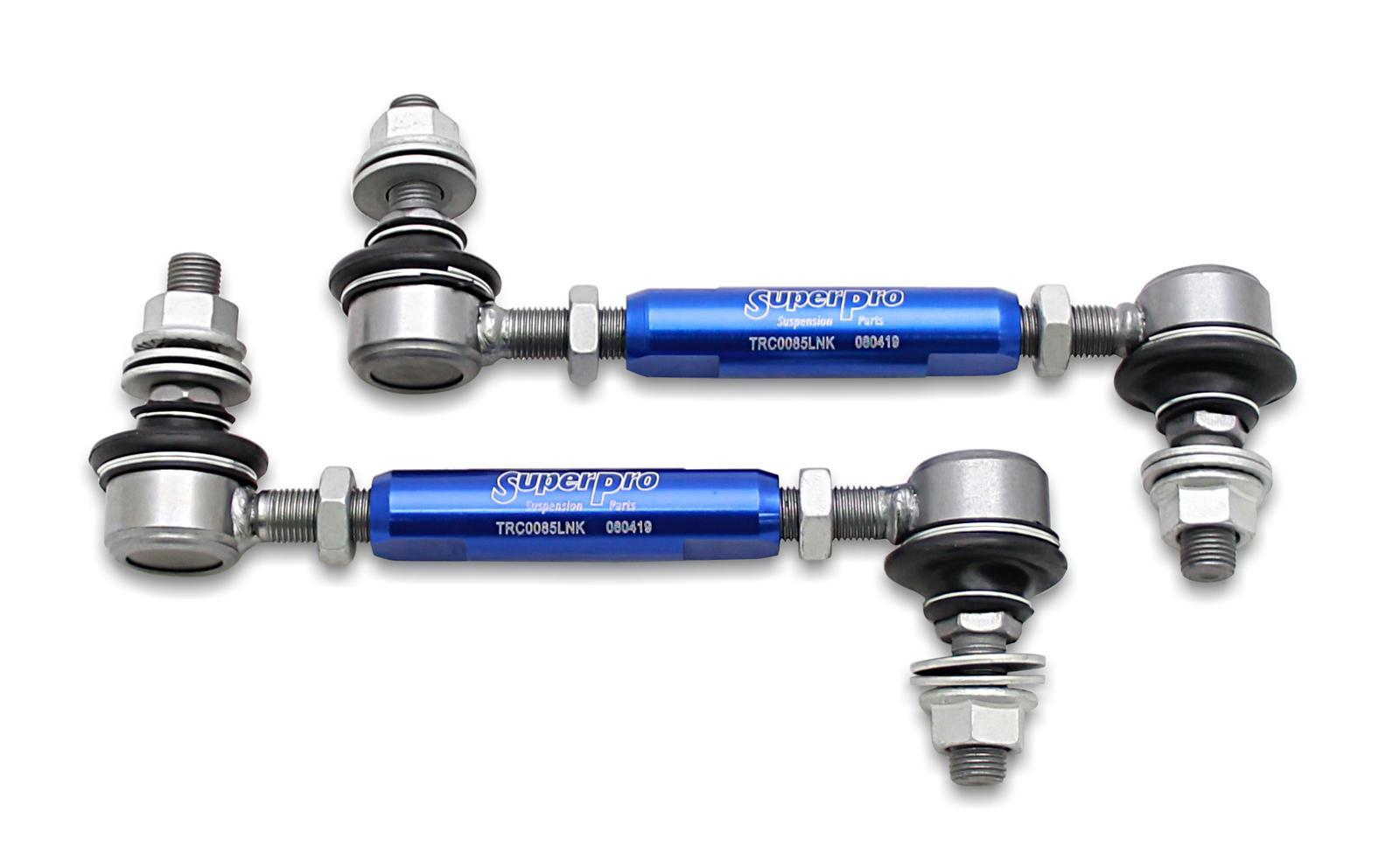 SuperPro Front Sway Bar Link Kit - Heavy Duty Adjustable