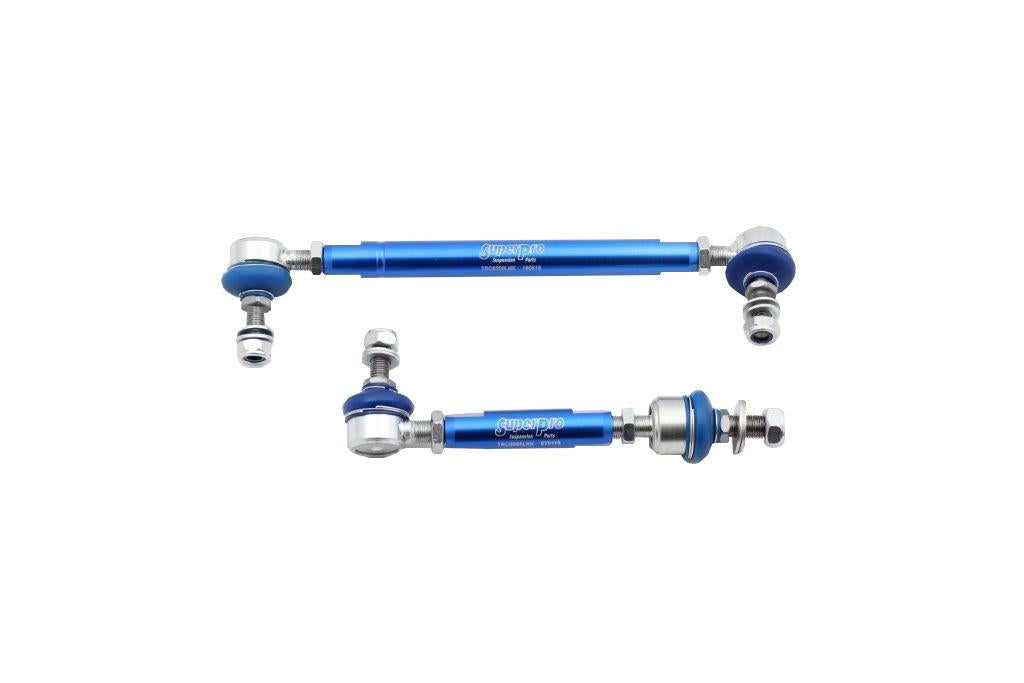 SuperPro Sway Bar Link Kit - Heavy Duty Adjustable