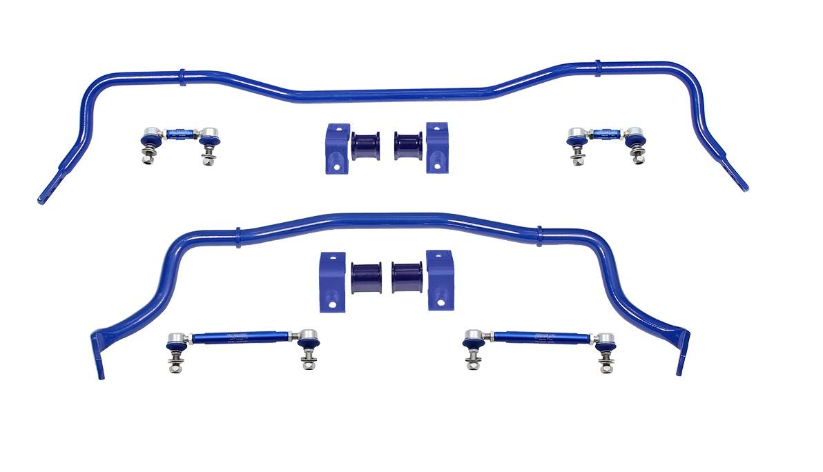 SuperPro Front and Rear 35mm Front & 25mm Rear Hollow 3Point Adjustable Sway Bar & Link Kit