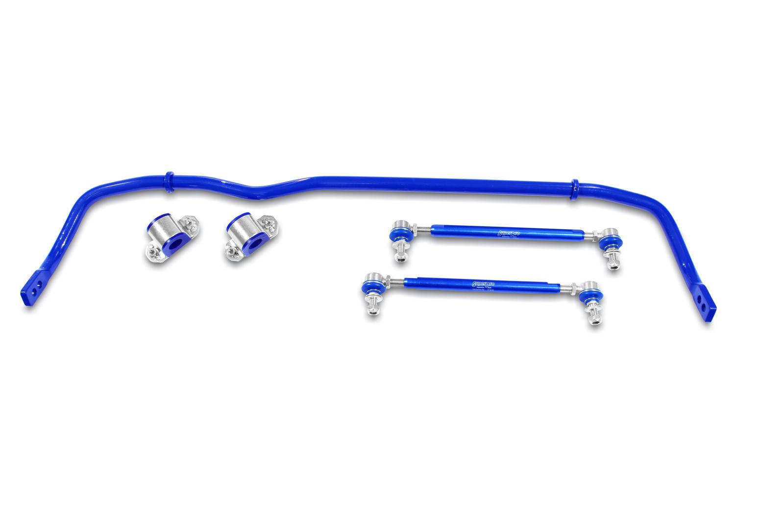 SuperPro Front 24mm Heavy Duty 2 Position Blade Adjustable Sway Bar & Link Kit